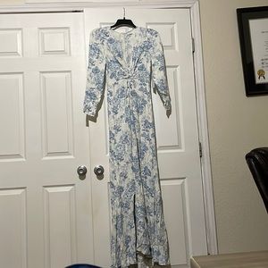 NEW NWT Reformation Gatsby dress in teacup.